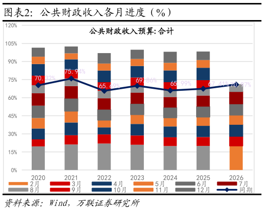 我想了解一下公共财政收入各月进度（%）