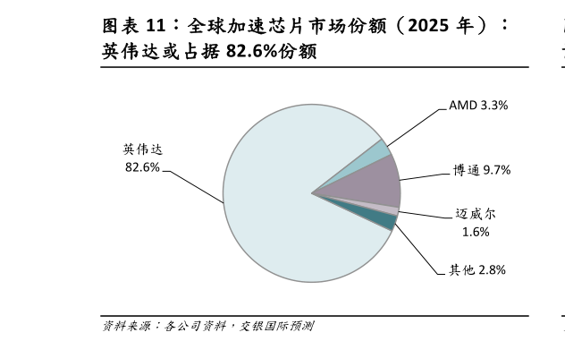 想问下各位网友全球加速芯片市场份额(2025 年):?