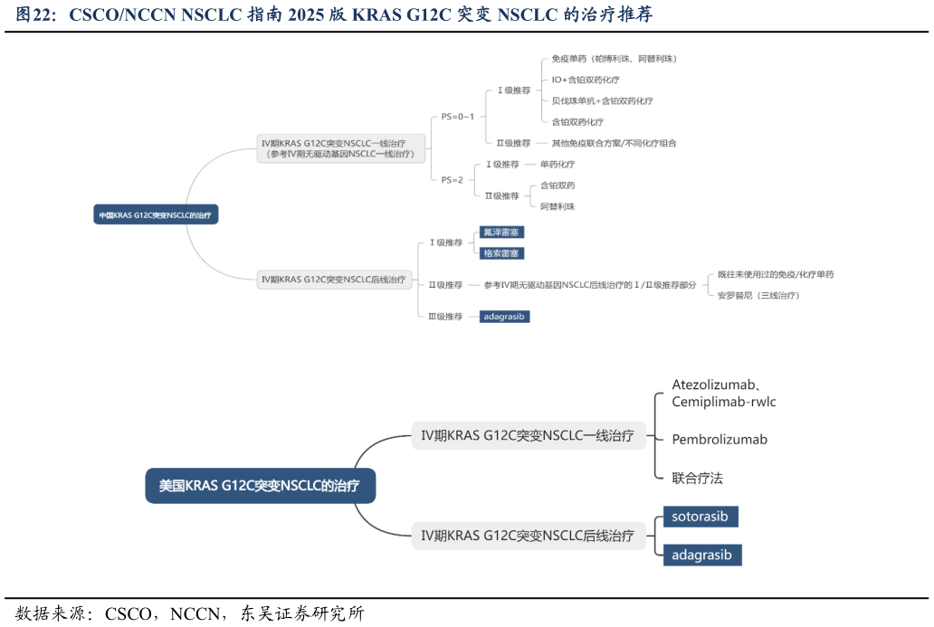怎样理解CSCONCCN NSCLC 指南 2025 版 KRAS G12C 突变 NSCLC 的治疗推荐