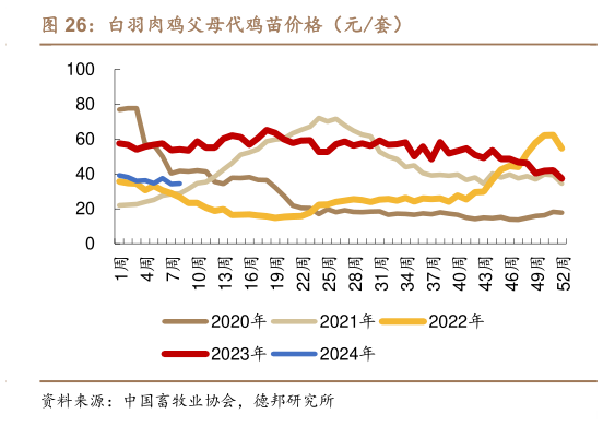 如何了解白羽肉鸡父母代鸡苗价格(元套)?