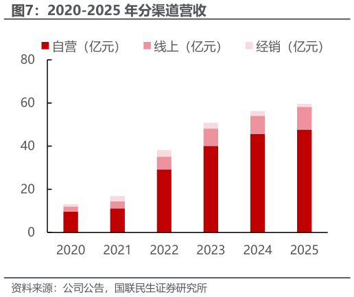 咨询大家2020-2025 年分渠道营收