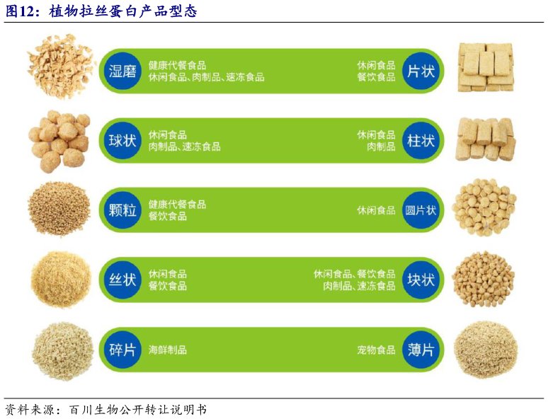 如何了解植物拉丝蛋白产品型态?