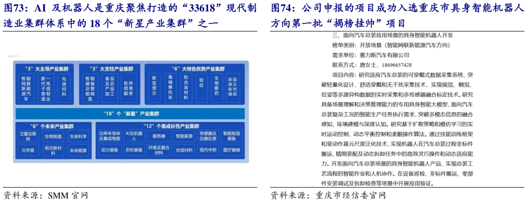 如何解释公司申报的项目成功入选重庆市具身智能机器人