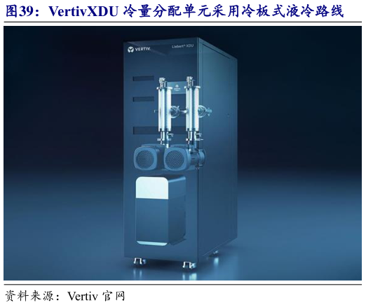 咨询大家VertivXDU 冷量分配单元采用冷板式液冷路线
