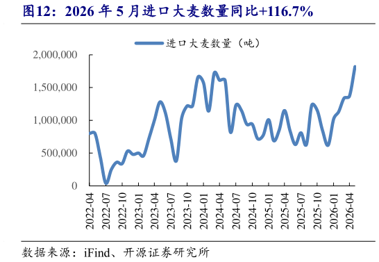 怎样理解2026 年 5 月进口大麦数量同比116.7%