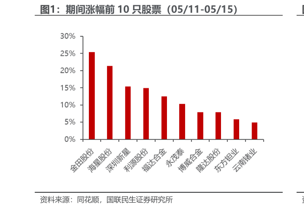 怎样理解期间涨幅前 10 只股票（0511-0515）