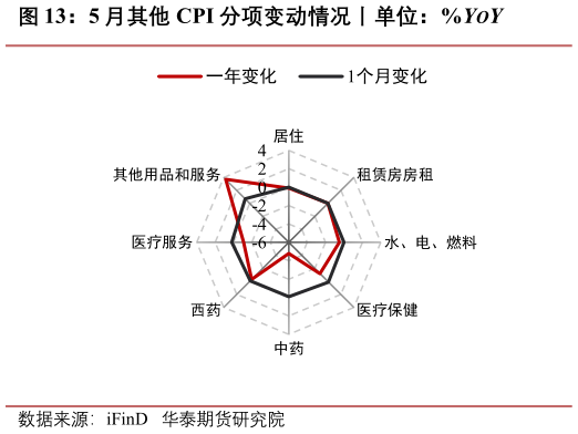 一起讨论下5 月其他 CPI 分项变动情况丨单位：%YOY