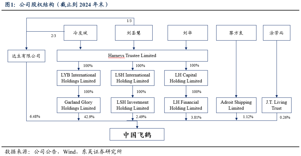 如何了解公司股权结构（截止到 2024 年末）