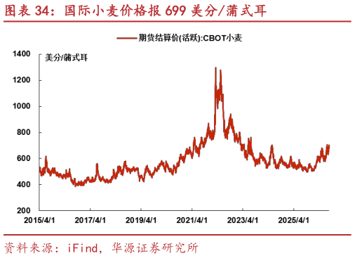 怎样理解国际小麦价格报 699 美分蒲式耳