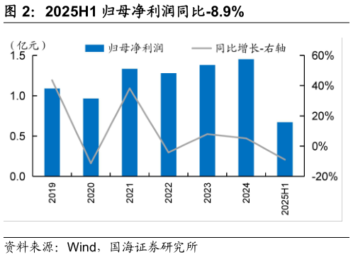 如何了解2025H1 归母净利润同比-8.9%