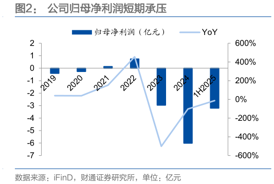 你知道公司归母净利润短期承压