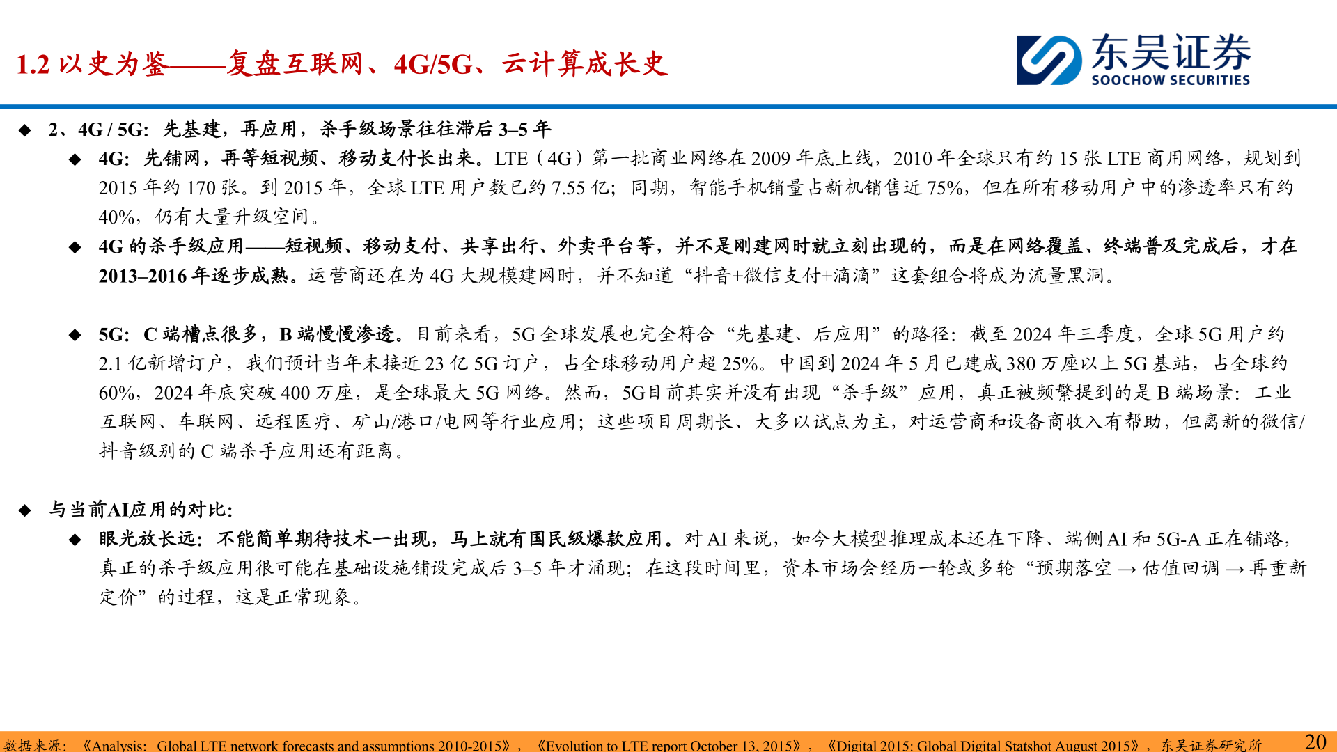谁知道1.2 以史为鉴——复盘互联网、4G/5G、云计算成长史?