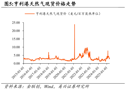 怎样理解亨利港天然气现货价格走势