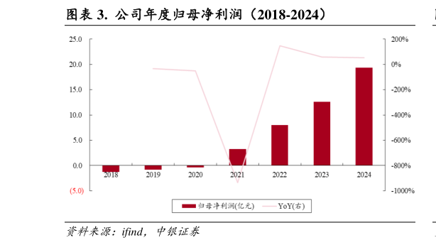 想关注一下.  公司年度归母净利润（2018-2024）