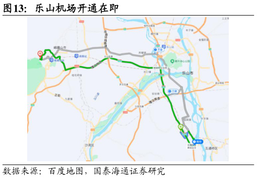 各位网友请教一下乐山机场开通在即