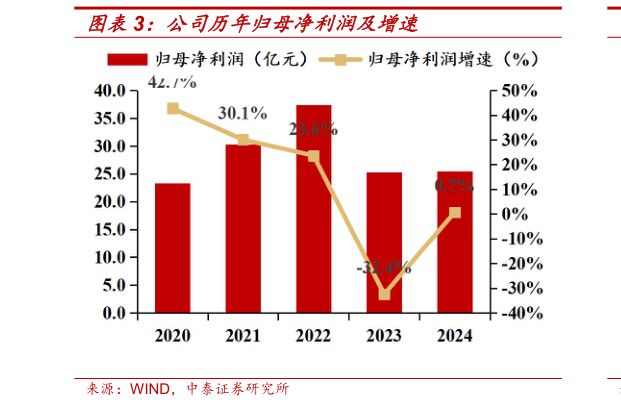 一起讨论下公司历年归母净利润及增速