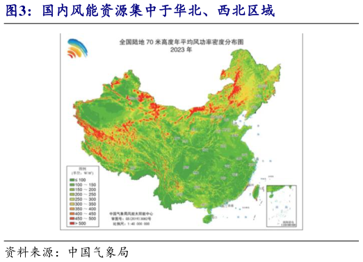 如何了解国内风能资源集中于华北、西北区域?