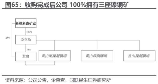 想关注一下收购完成后公司 100%拥有三座镍铜矿