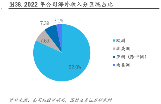 想关注一下.2022 年公司海外收入分区域占比