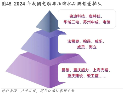 如何了解.2024 年我国电动车压缩机品牌销量梯队