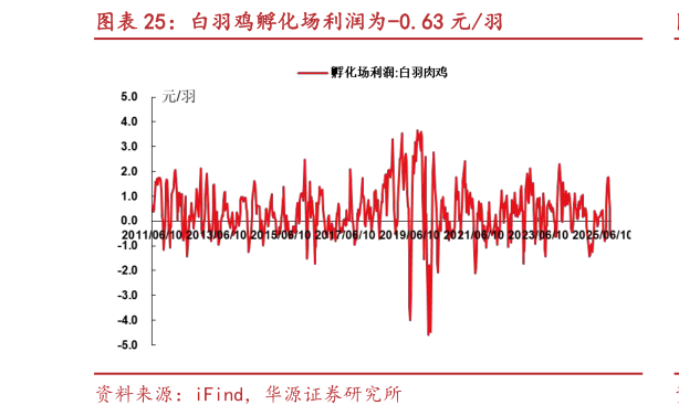 各位网友请教一下白羽鸡孵化场利润为-0.63 元羽?