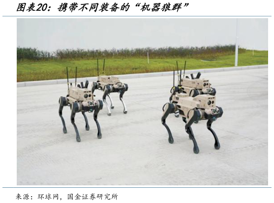 怎样理解携带不同装备的“机器狼群”