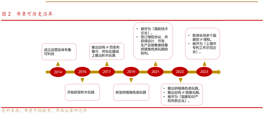 我想了解一下布鲁可历史沿革
