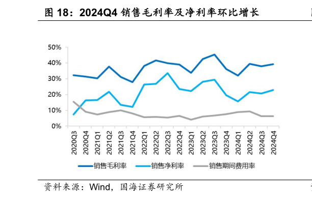如何了解2024Q4 销售毛利率及净利率环比增长