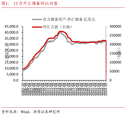 如何看待12 月外汇储备环比回落