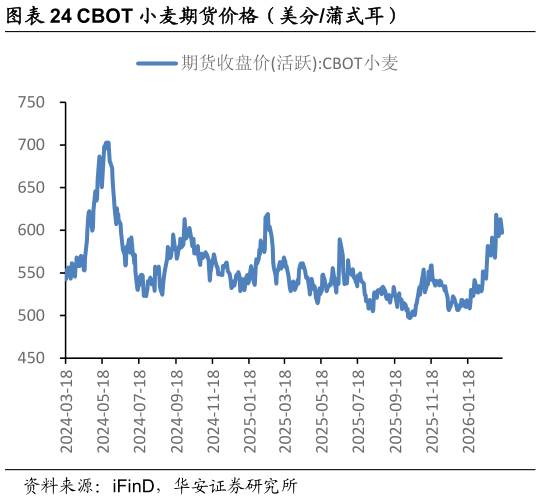 如何才能CBOT 小麦期货价格（美分蒲式耳）
