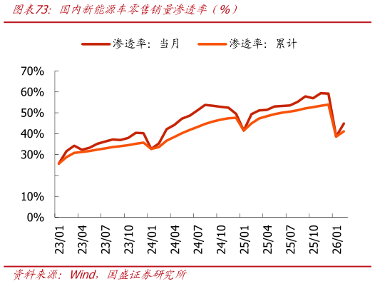 想问下各位网友国内新能源车零售销量渗透率（%）