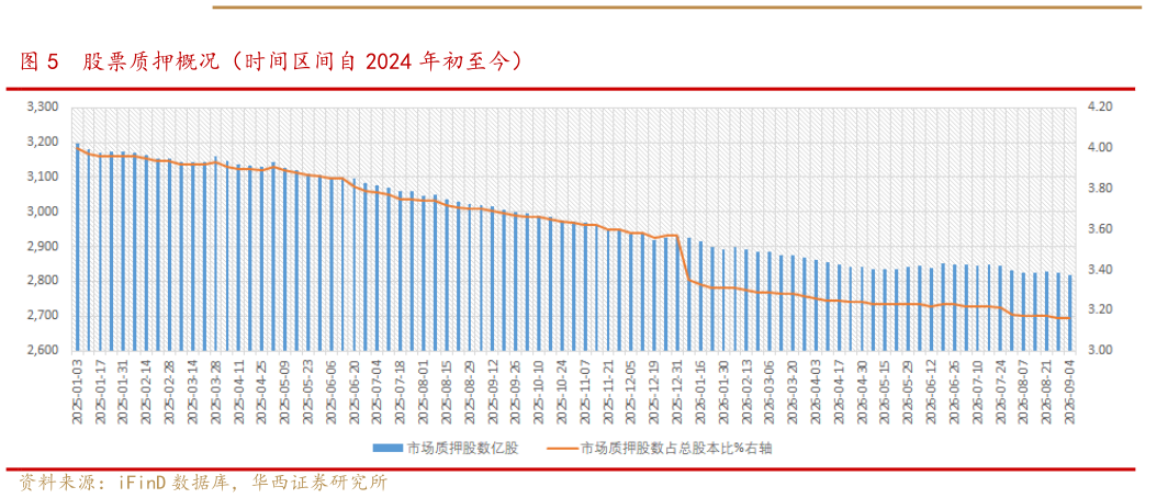 各位网友请教一下股票质押概况（时间区间自 2024 年初至今）?