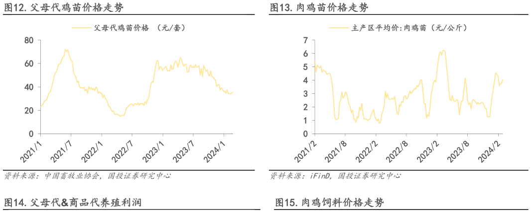 咨询下各位.父母代鸡苗价格走势.肉鸡苗价格走势?