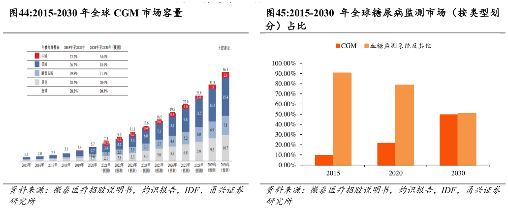 请问一下2015-2030 年全球糖尿病监测市场（按类型划?
