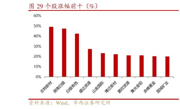 怎样理解个股涨幅前十（%）