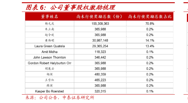 谁知道公司董事股权激励梳理