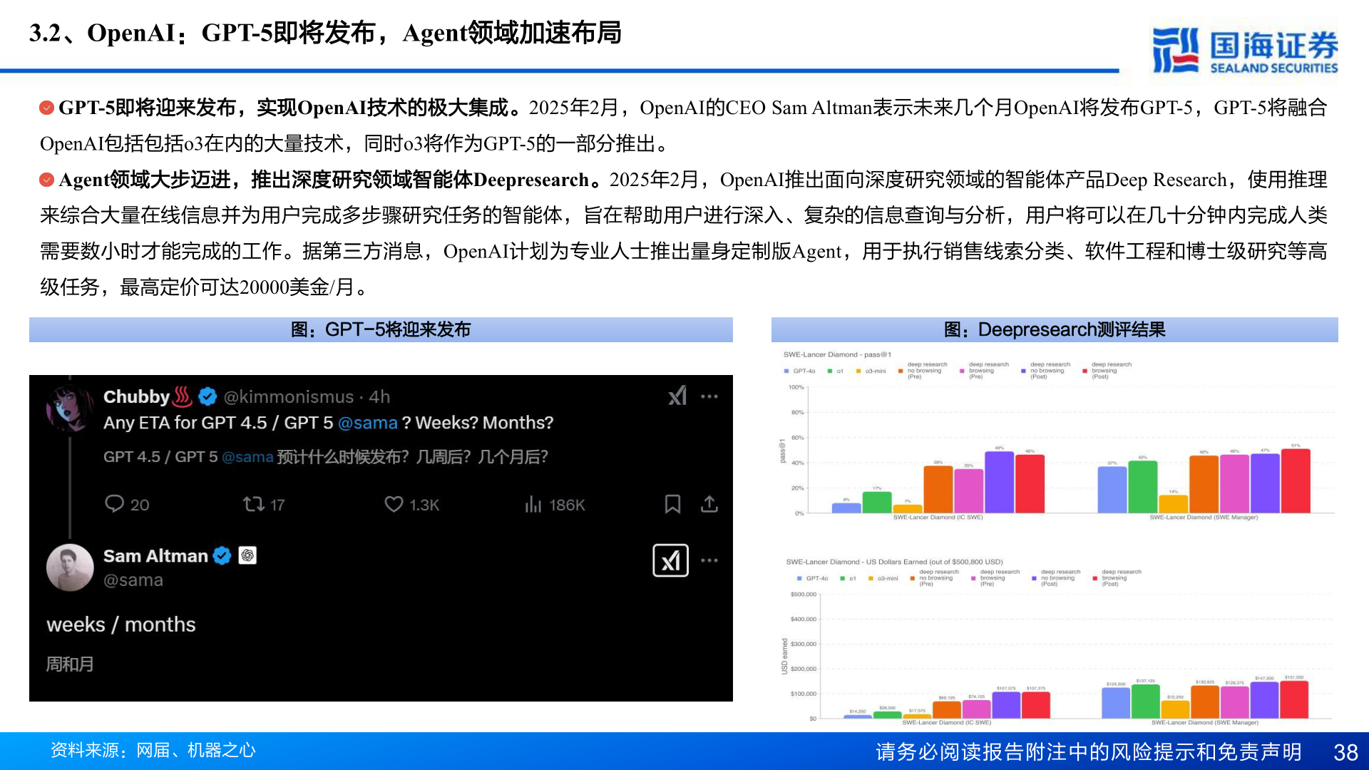 请问一下3.2、OpenAI：GPT-5即将发布，Agent领域加速布局