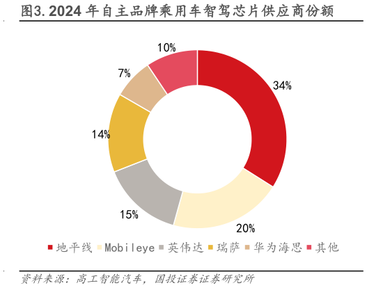 咨询大家.2024 年自主品牌乘用车智驾芯片供应商份额