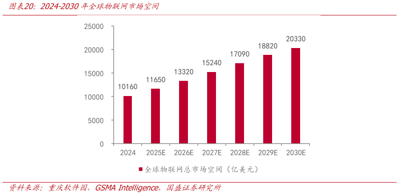 如何看待2024-2030年全球物联网市场空间