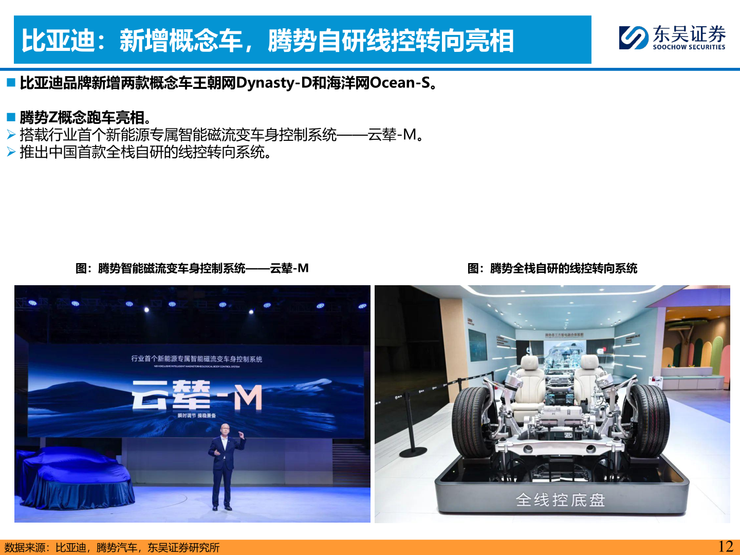 各位网友请教一下比亚迪：新增概念车，腾势自研线控转向亮相