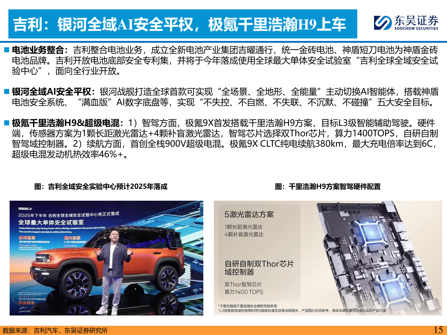 谁知道吉利：银河全域AI安全平权，极氪千里浩瀚H9上车