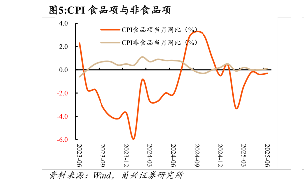 如何了解CPI 食品项与非食品项