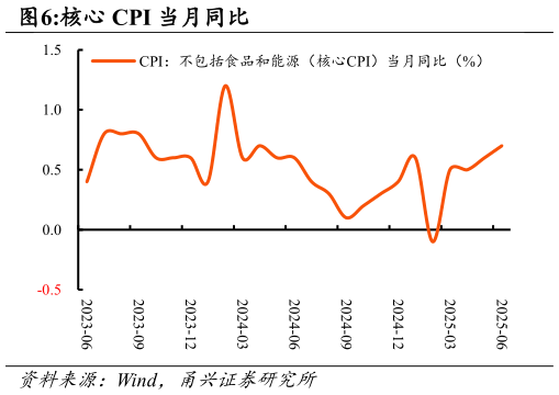 如何解释核心 CPI 当月同比