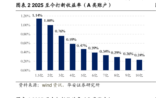 想关注一下2025 至今打新收益率（A 类账户）