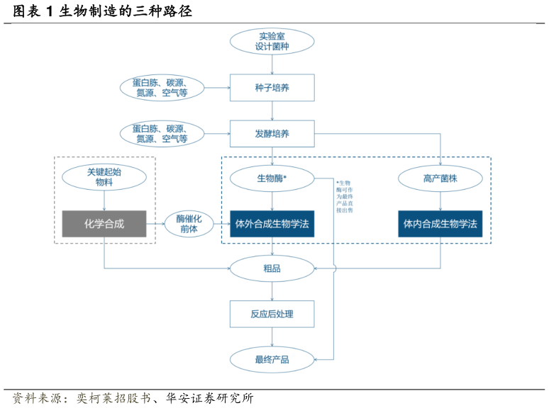 咨询下各位生物制造的三种路径?