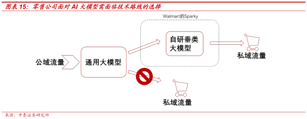 各位网友请教一下零售公司面对AI 大模型需面临技术路线的选择