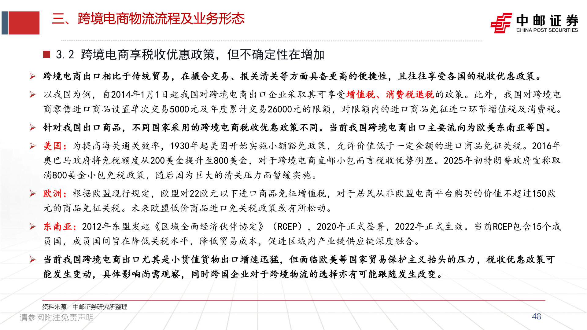 各位网友请教一下三、跨境电商物流流程及业务形态?