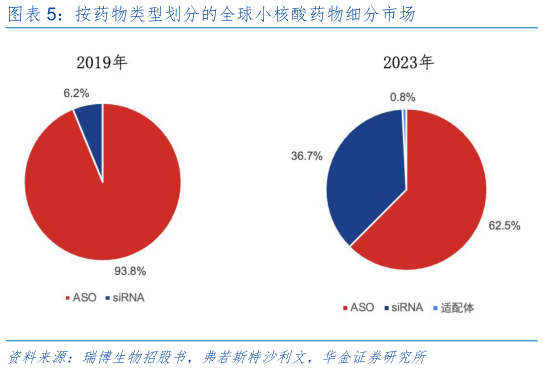 谁能回答按药物类型划分的全球小核酸药物细分市场?