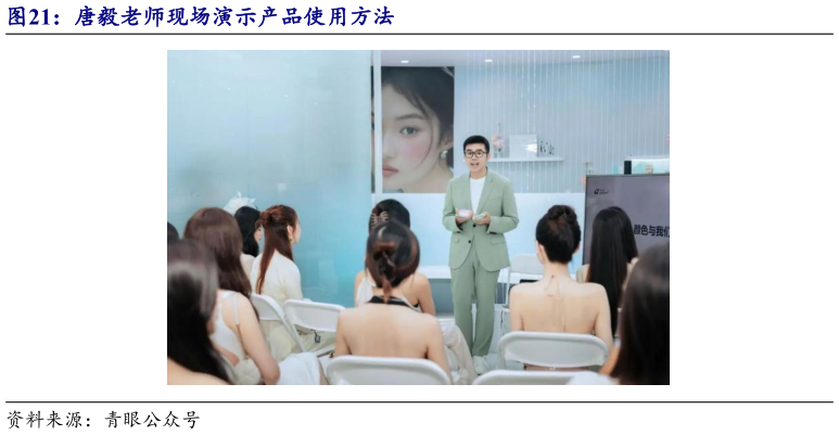 咨询大家唐毅老师现场演示产品使用方法