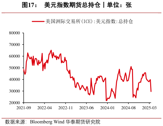 如何解释美元指数期货总持仓丨单位:张?